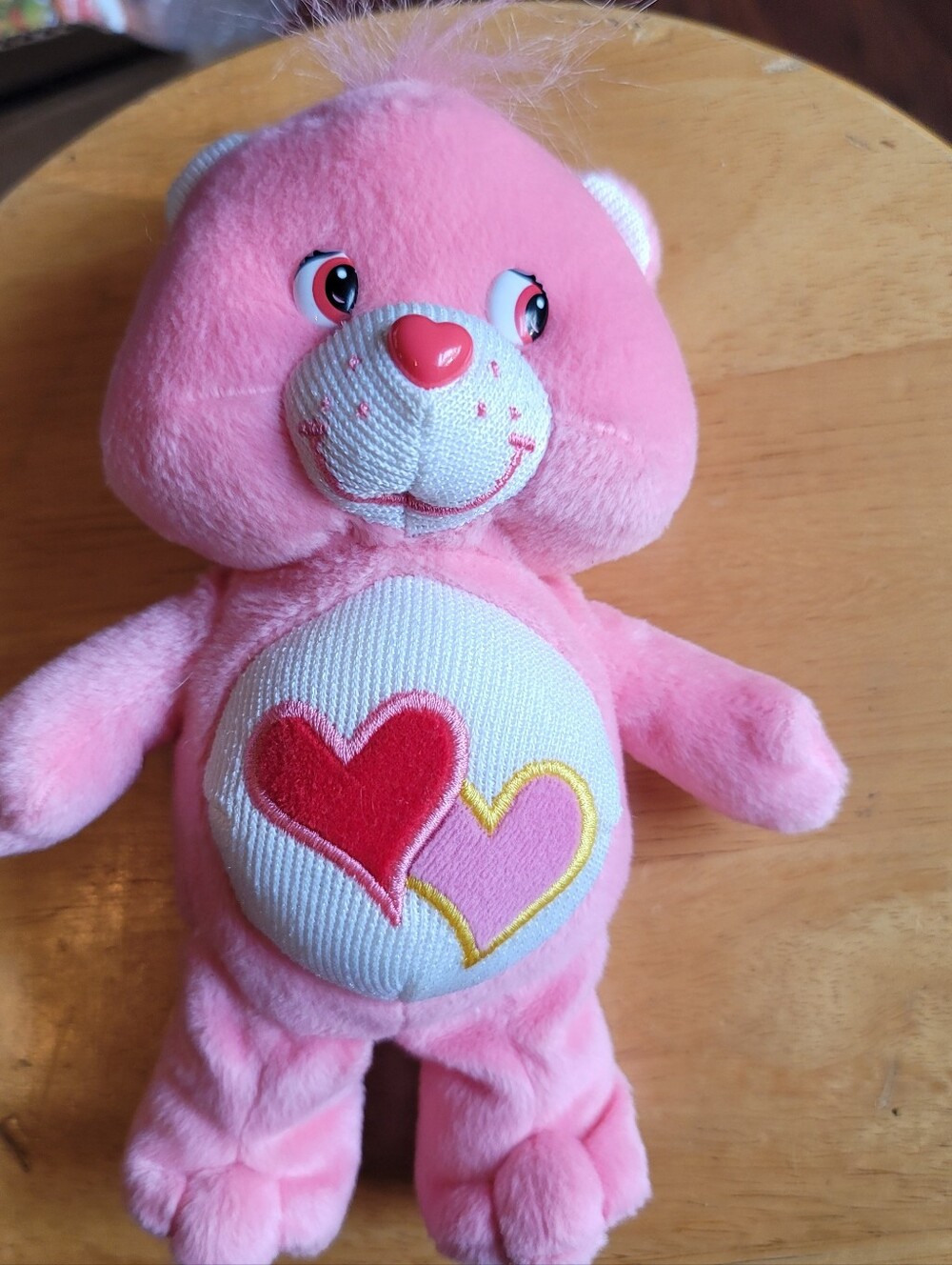 NWOT. Pink Heart Plush Bear Kids Toy - Soft Valentine Cuddly Companion